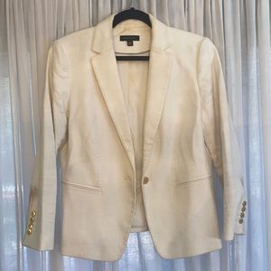 Ann Taylor White Size 10T Blazer Jacket